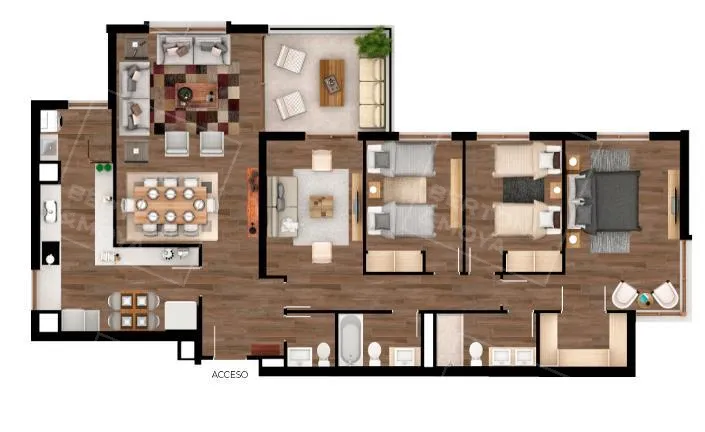 Departamento Hacienda La Esmeralda I 136 m2 — foto 3
